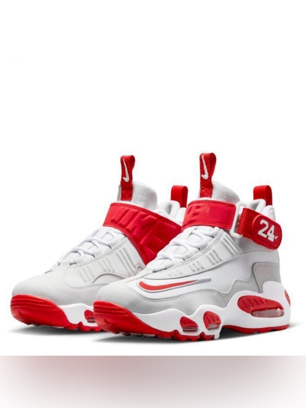 Nike Air Griffey Max 1 FD1025-043 Kids Cincinnati Reds Sneaker High Top Shoes 7Y